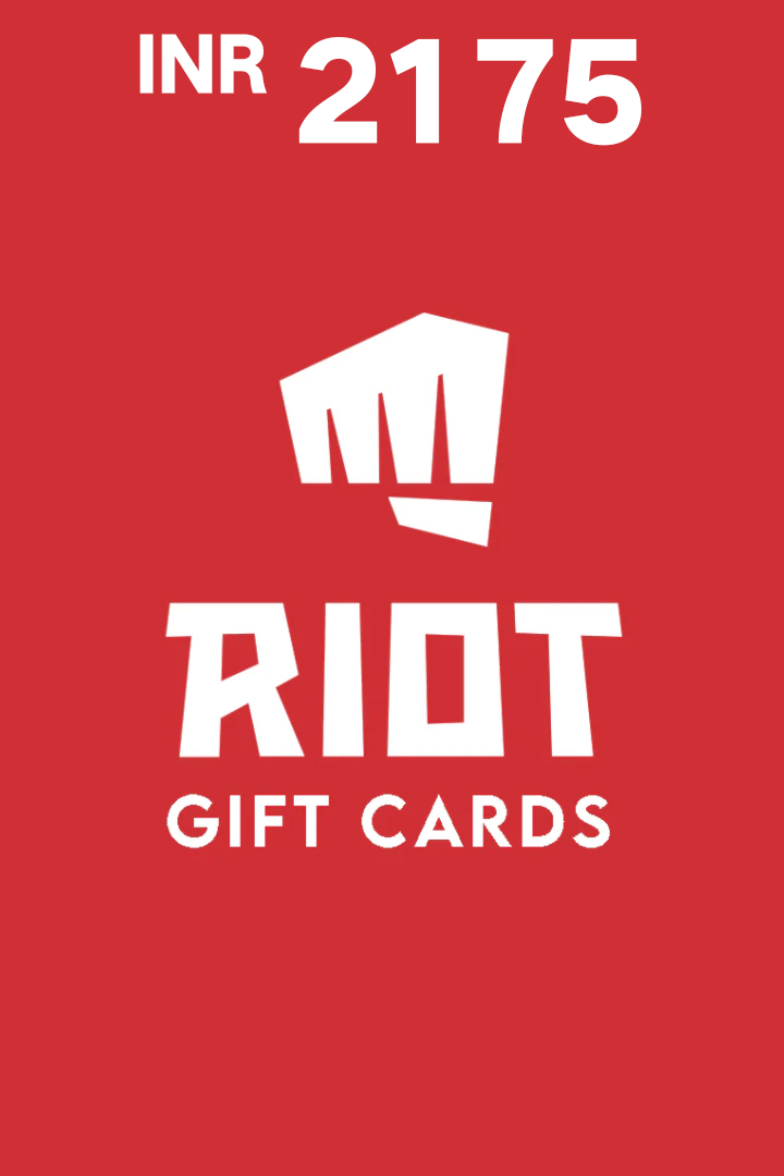 Riot Digital Gift Card - 2175 INR (Digital Key)