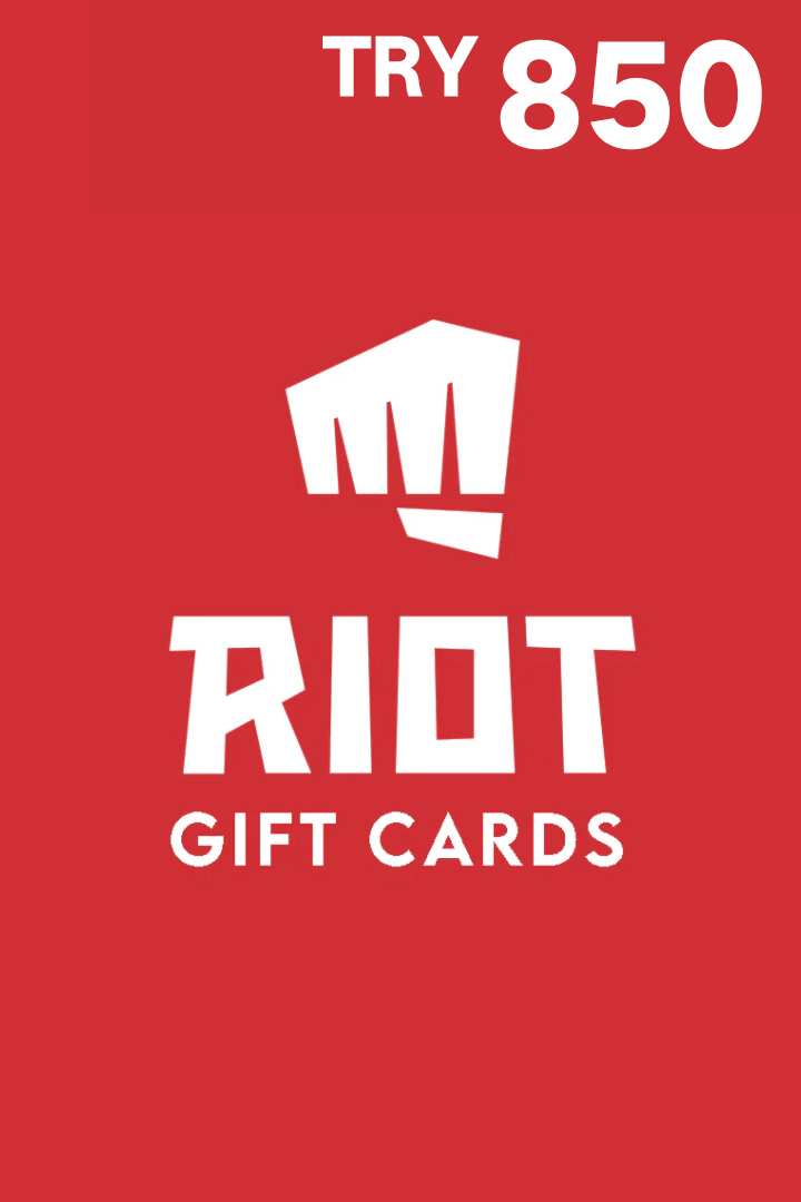 Riot Digital Gift Card - 850 TRY (Digital Key)