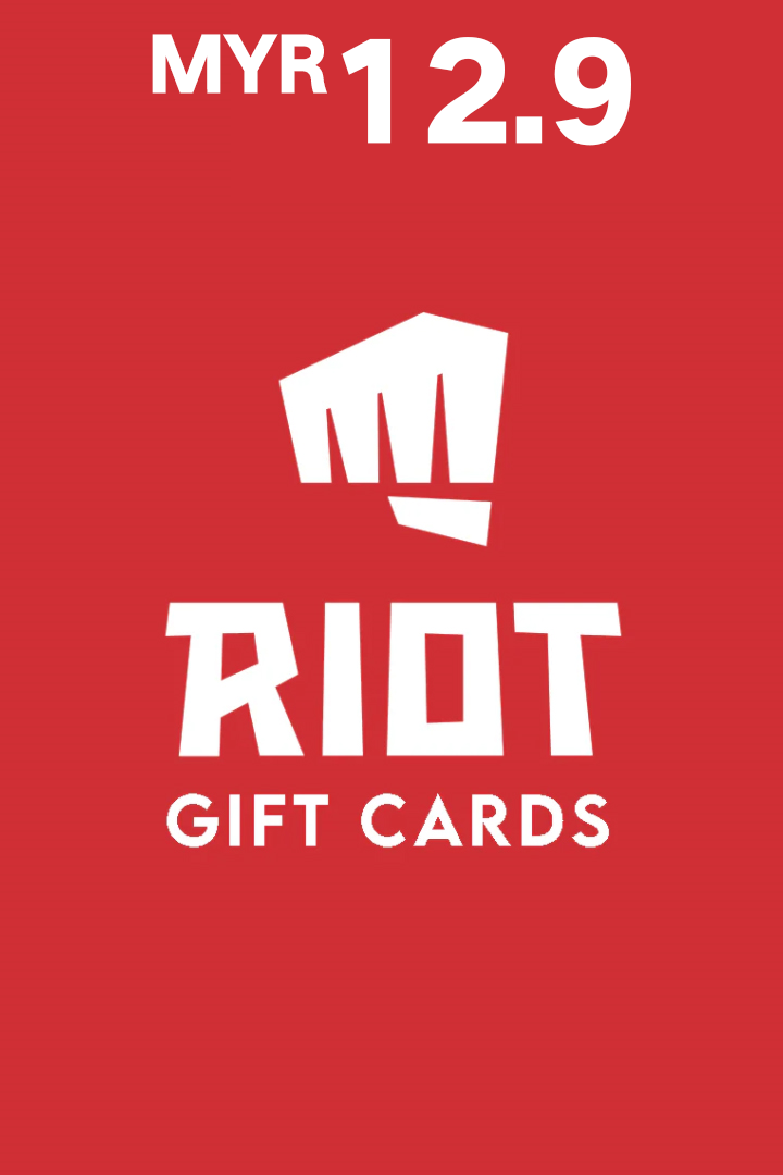 Riot Digital Gift Card - 12.9 MYR (Digital Key)