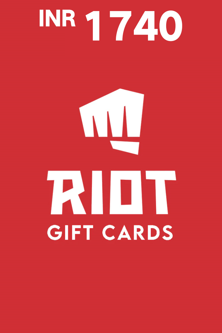 Riot Digital Gift Card - 1740 INR (Digital Key)