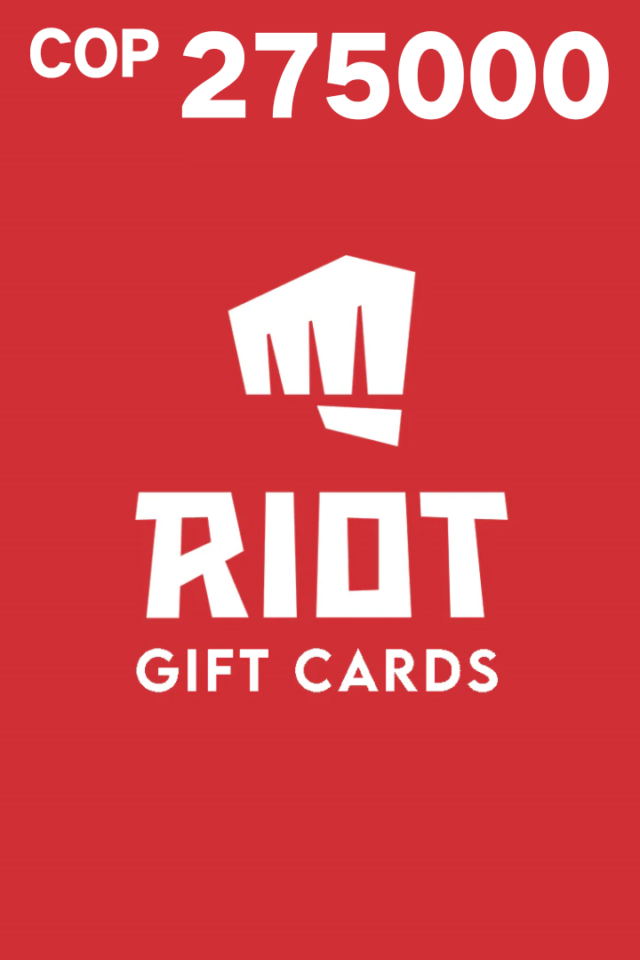Riot Digital Gift Card - 275000 COP (Digital Key)