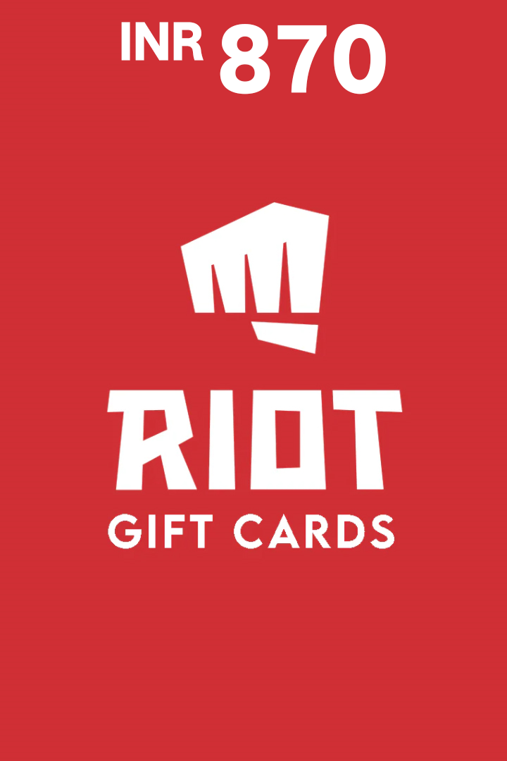 Riot Digital Gift Card - 870 INR (Digital Key)