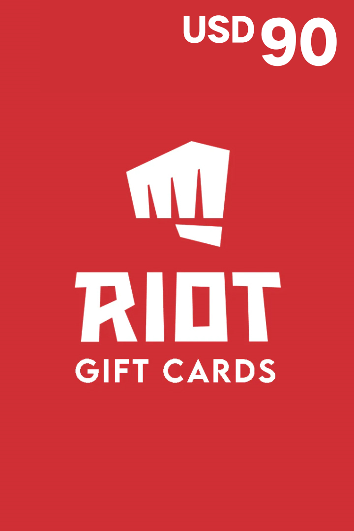 Riot Digital Gift Card - 90 USD (Digital Key)