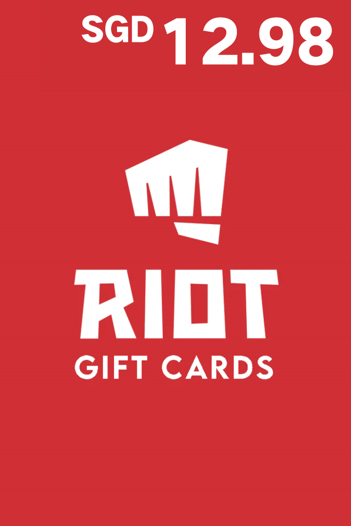 Riot Digital Gift Card - 12.98 SGD (Digital Key)