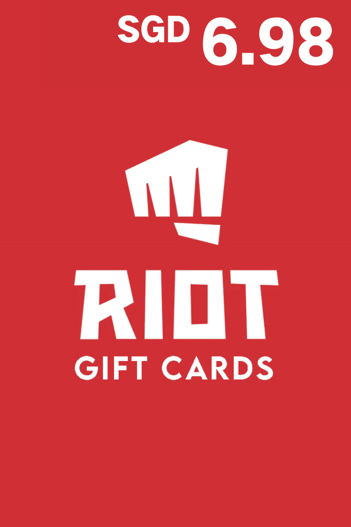 Riot Digital Gift Card - 6.98 SGD (Digital Key)