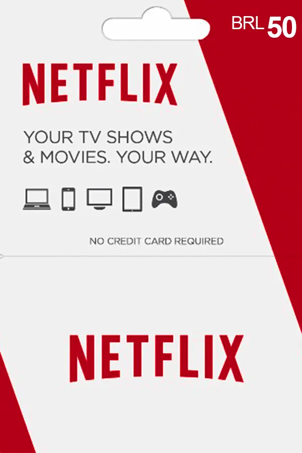 Netflix Gift Card 50 BRL - Brazil