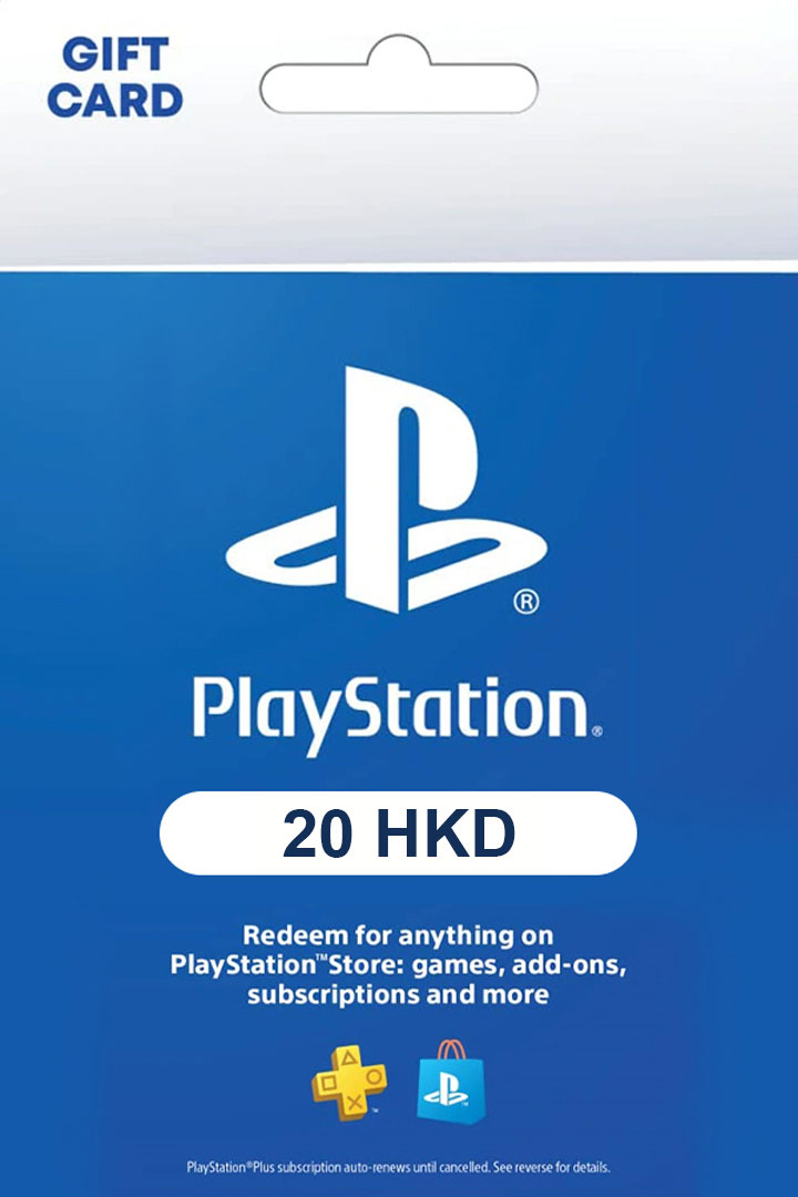 PlayStation Network Gift Card - 20 HKD - HK PSN Key - Hong Kong