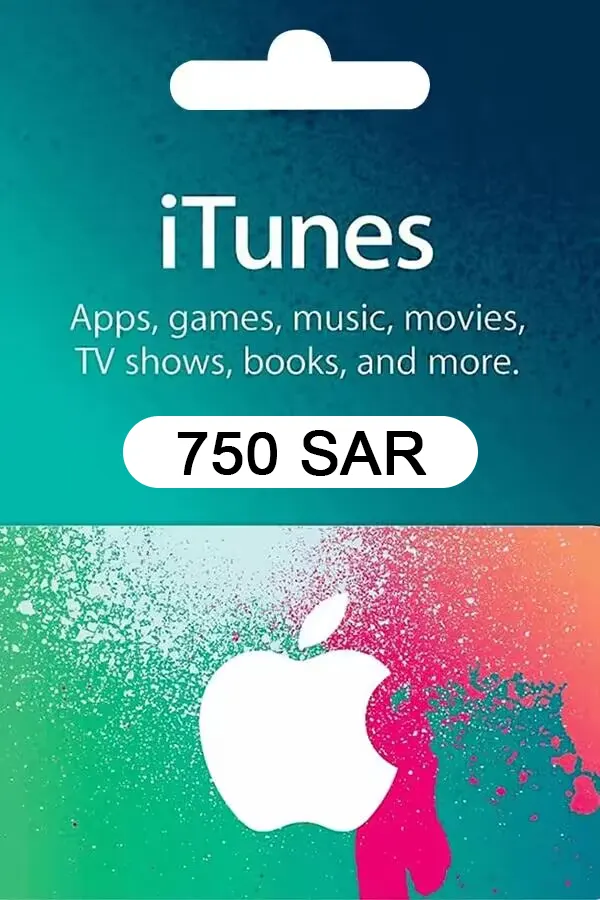 Apple iTunes Gift Card 750 SAR - SA iTunes Keys - Saudi Arabia