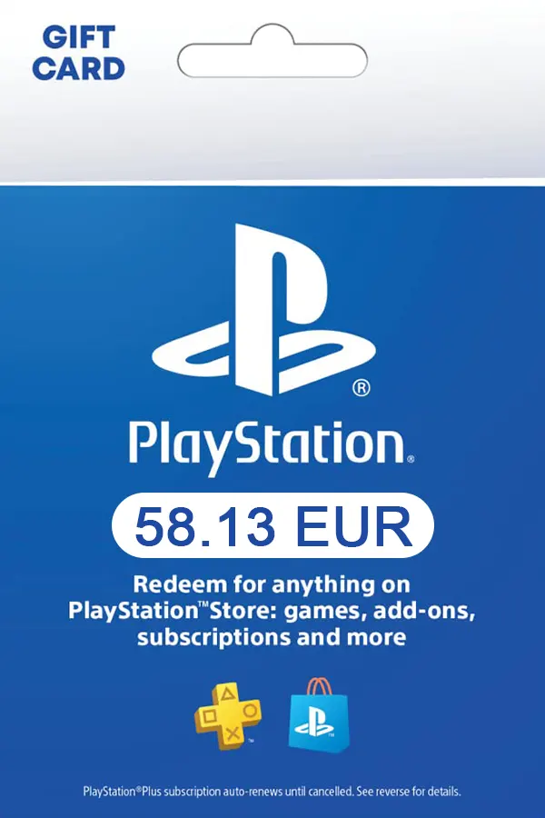 PlayStation Network Card 58.13 EUR (HR) PSN Key CROATIA