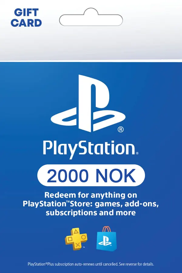 PlayStation Network Card 2000 NOK (NO) PSN Key NORWAY