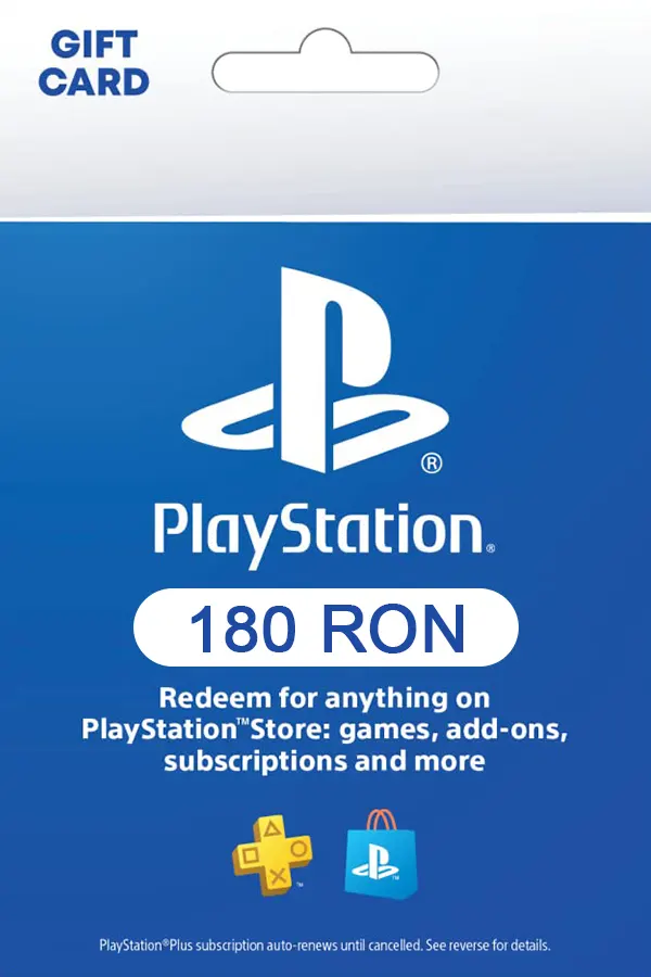 PlayStation Network Card 180 RON (RO) PSN Key ROMANIA