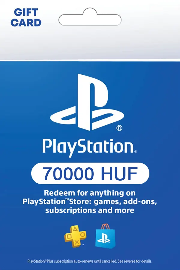 PlayStation Network Card 70000 HUF (HU) PSN Key HUNGARY