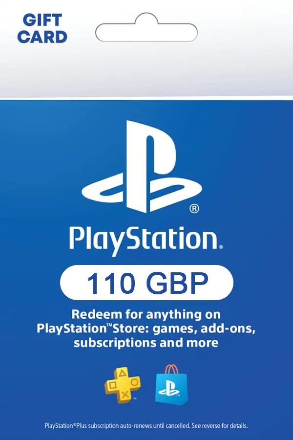 PlayStation Network Card 110 GBP (UK) PSN Key UNITED KINGDOM