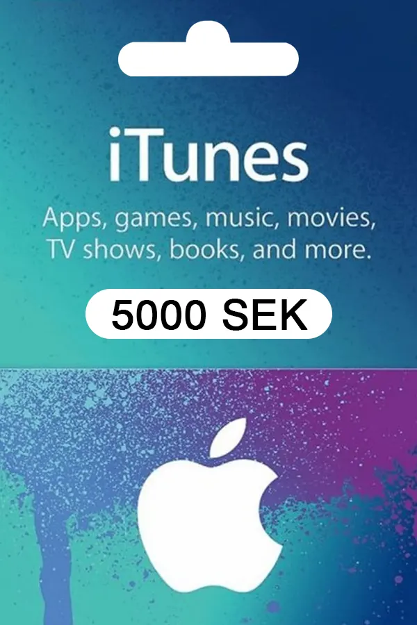 Apple iTunes Gift Card 5000 SEK iTunes Key SWEDEN