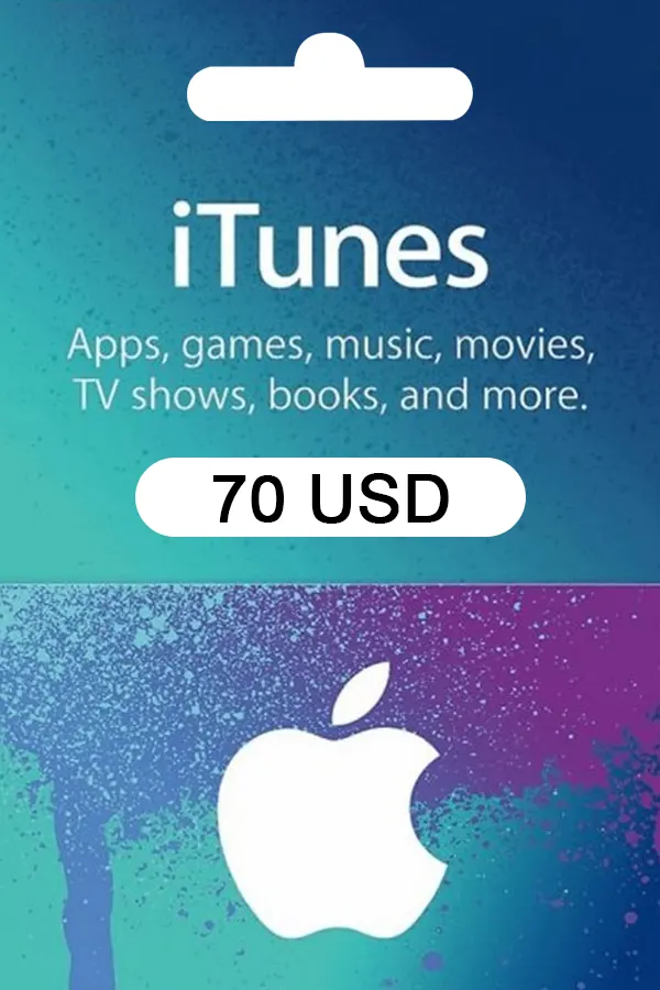 Apple iTunes Gift Card 70 USD iTunes Key UNITED STATES