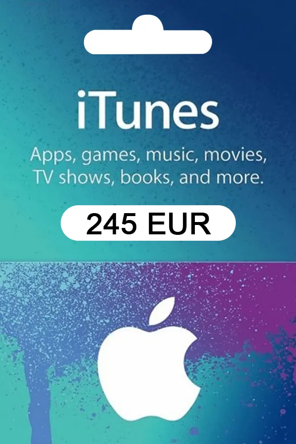 Apple iTunes Gift Card 245 EUR iTunes Key GERMANY