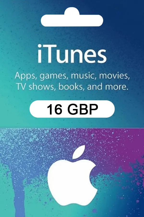 Apple iTunes Gift Card 16 GBP (UK) iTunes Key UNITED KINGDOM