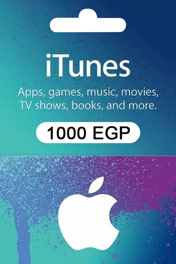 Apple iTunes Gift Card 1000 EGP iTunes Key EGYPT