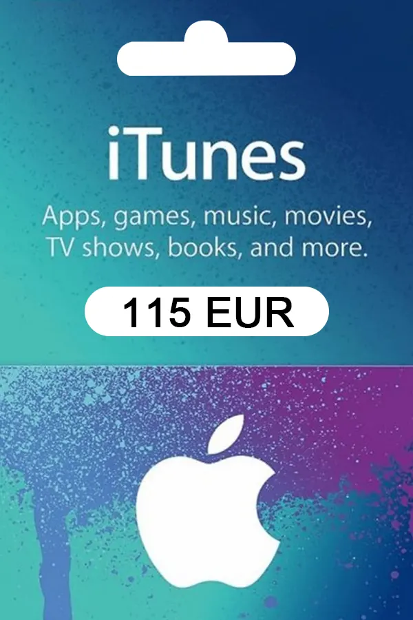 Apple iTunes Gift Card 115 EUR iTunes Key GERMANY