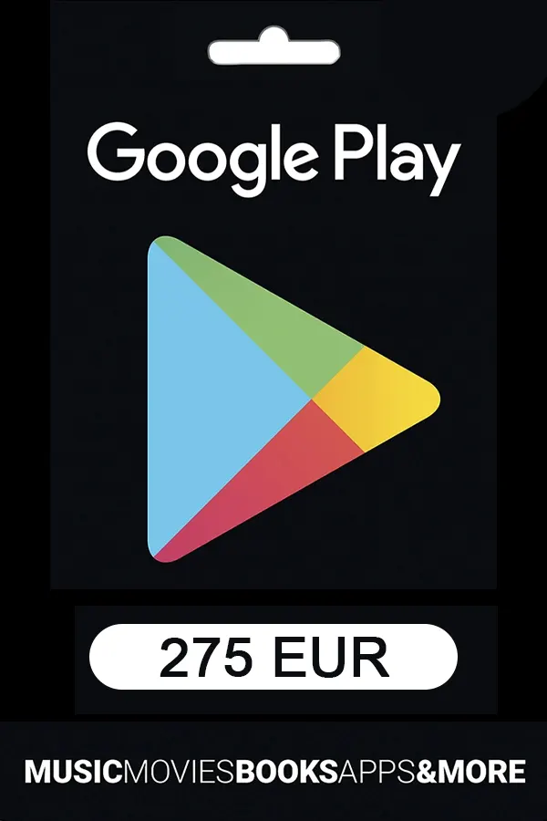 Google Play Gift Card 275 EUR Key FRANCE