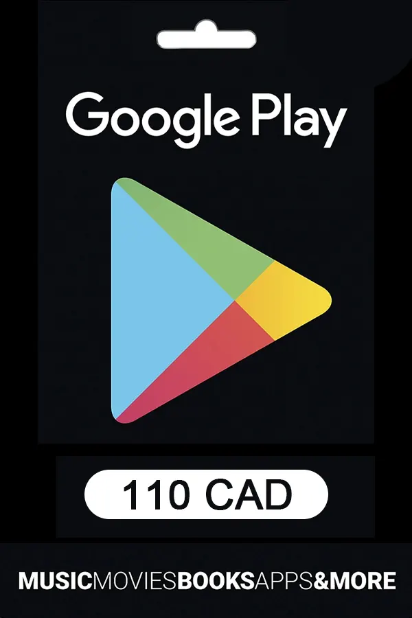 Google Play Gift Card 110 CAD Key CANADA