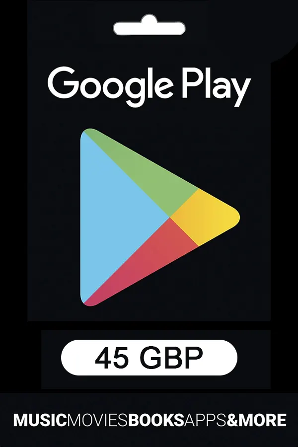 Google Play Gift Card 45 GBP Key UNITED KINGDOM