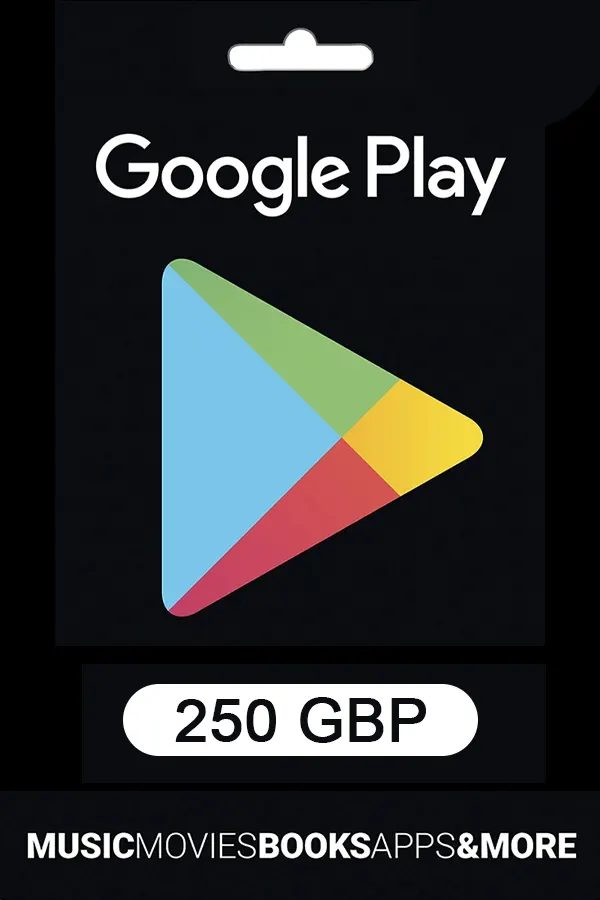 Google Play Gift Card 250 GBP Key UNITED KINGDOM