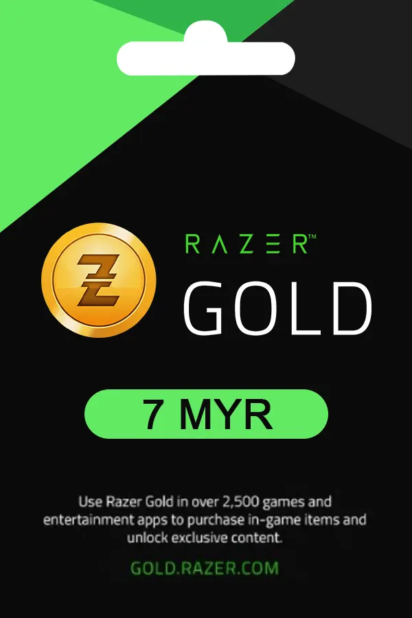 Razer Gold Gift Card 7 MYR Key MALAYSIA