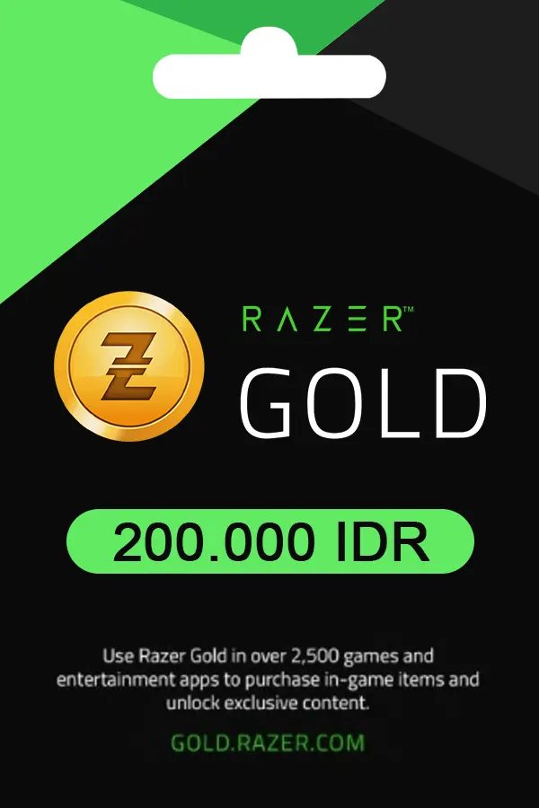 Razer Gold Gift Card 200.000 IDR Key INDONESIA