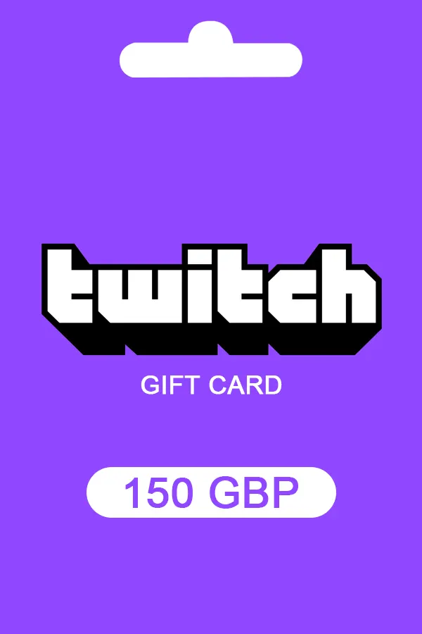 Twitch Gift Card 150 GBP Key UNITED KINGDOM