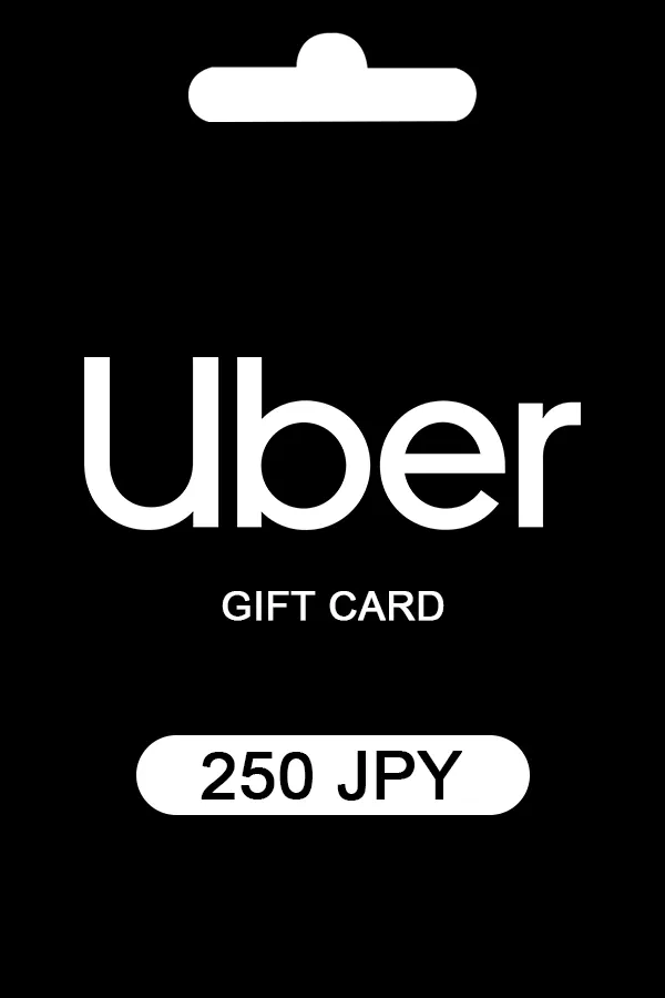 Uber Gift Card 250 JPY Uber Key JAPAN