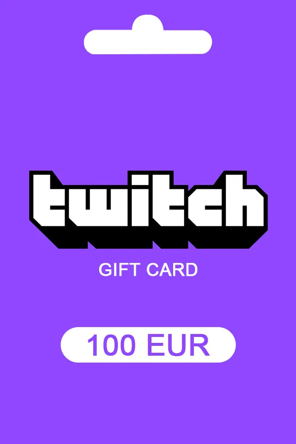 Twitch Gift Card 100 EUR Key BELGIUM