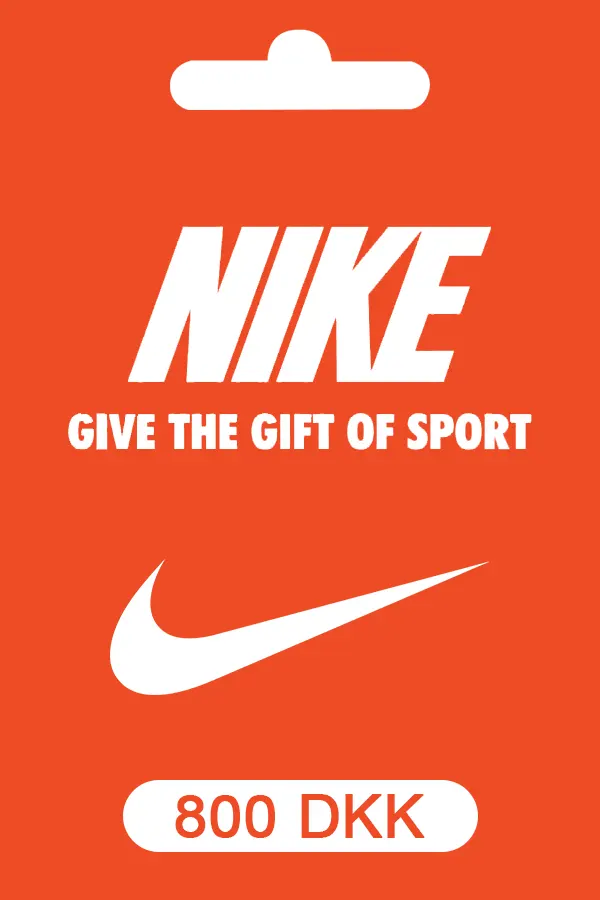 Nike Gift Card 800 DKK Key DENMAKR