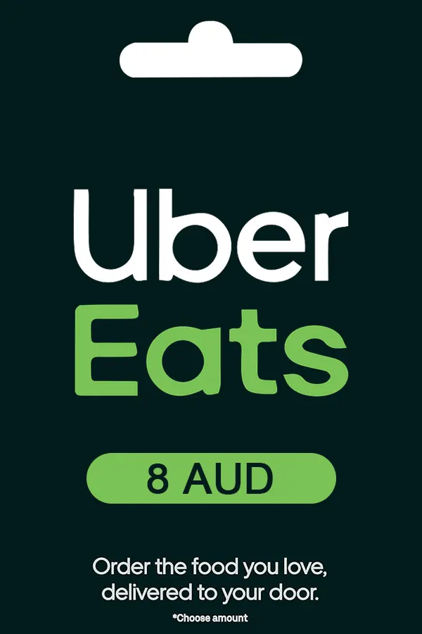 Uber Eats Gift Card 8 AUD Uber Key AUSTRALIA