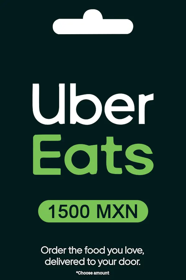 Uber Eats Gift Card 1500 MXN Uber Key MEXICO