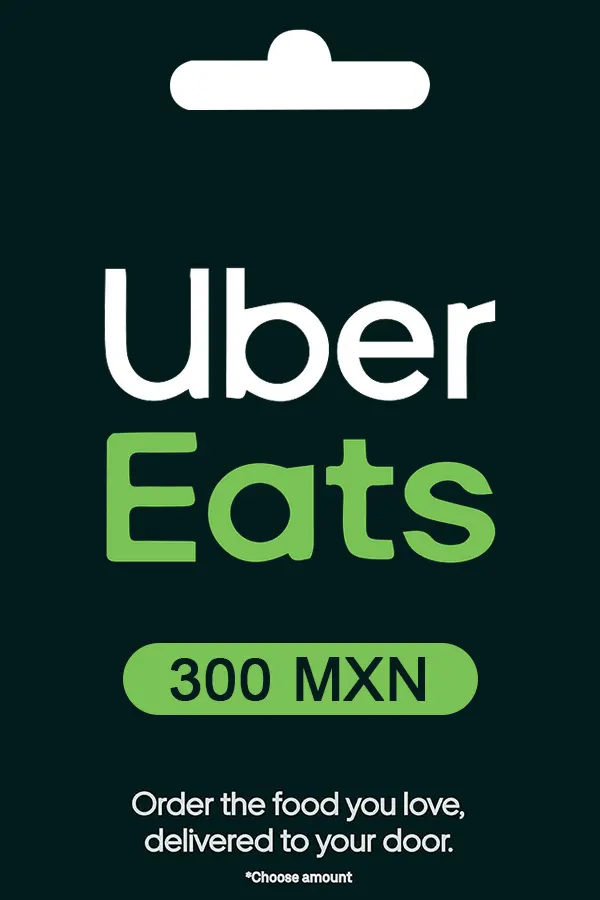 Uber Eats Gift Card 300 MXN Uber Key MEXICO