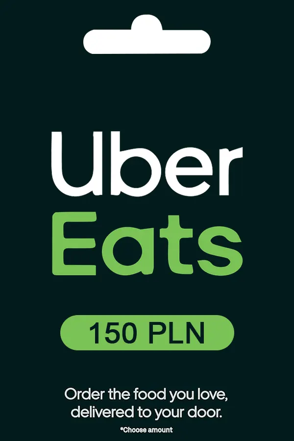 Uber Eats Gift Card 150 PLN Uber Key POLAND