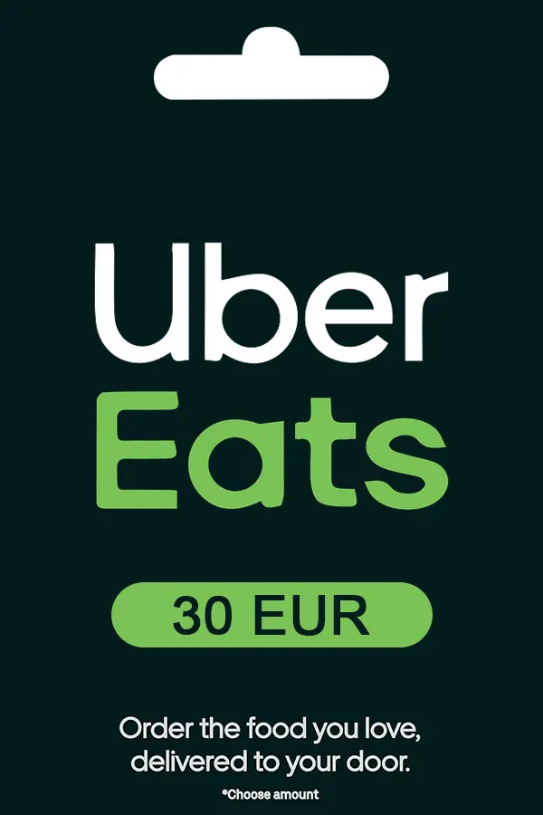 Uber Eats Gift Card 30 EUR Uber Key FRANCE