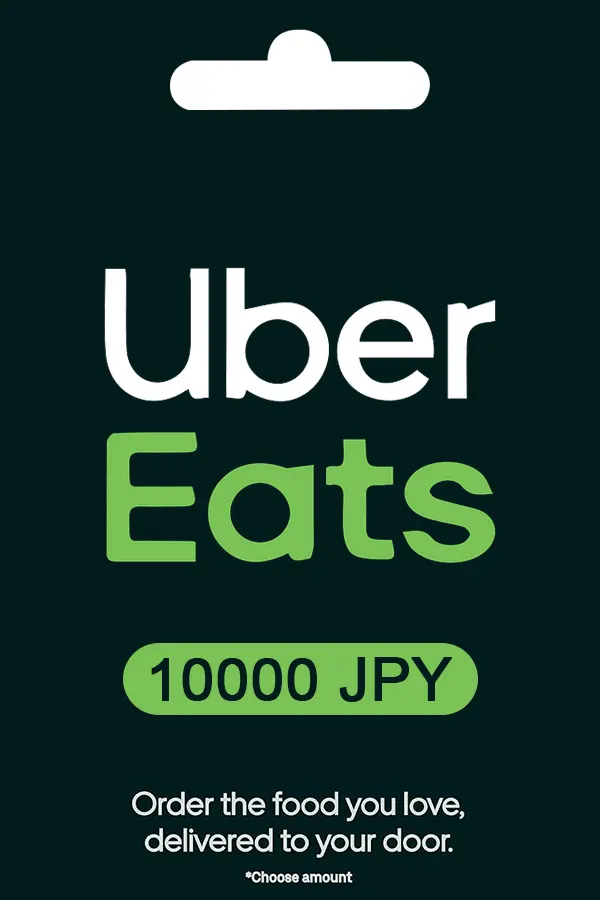 Uber Eats Gift Card 10000 JPY Key JAPAN