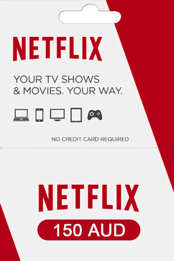 Netflix Gift Card 150 AUD Key AUSTRALIA