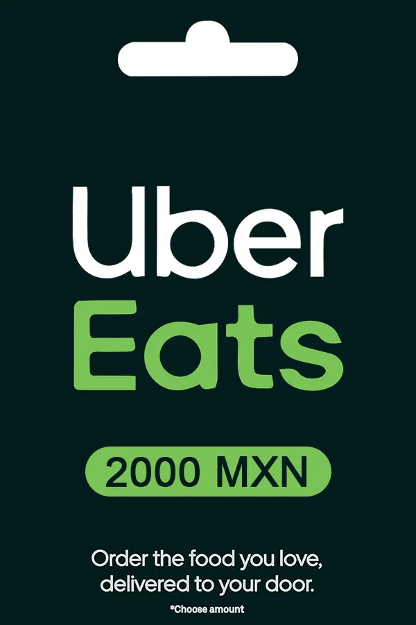 Uber Eats Gift Card 2000 MXN Uber Key MEXICO