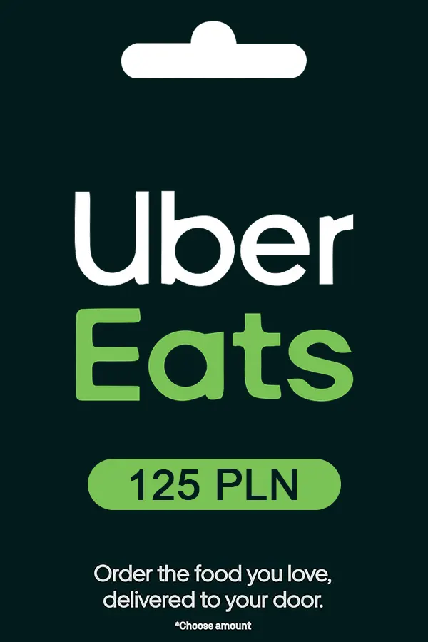 Uber Eats Gift Card 125 PLN Uber Key POLAND