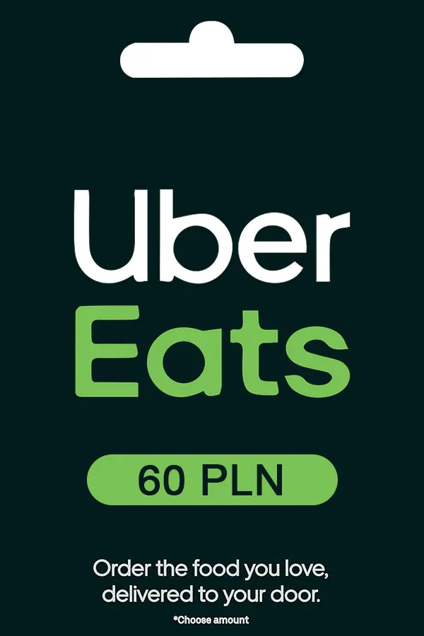 Uber Eats Gift Card 60 PLN Uber Key POLAND