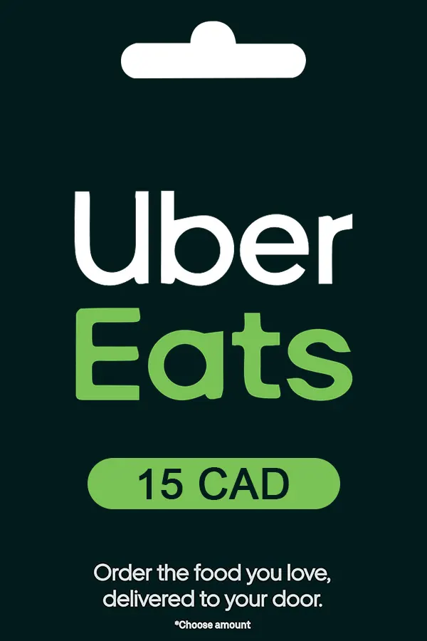 Uber Eats Gift Card 15 CAD Uber Key CANADA