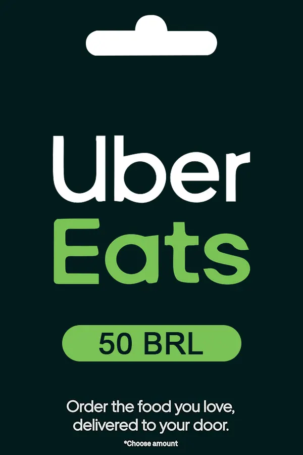 Uber Eats Gift Card 50 BRL Uber Key BRAZIL