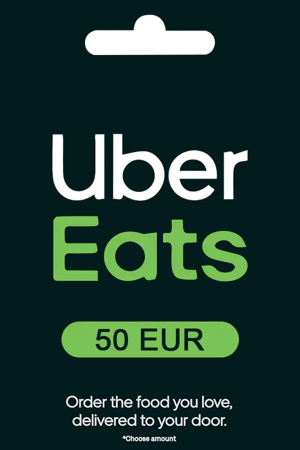 Uber Eats Gift Card 50 EUR Uber Key SPAIN