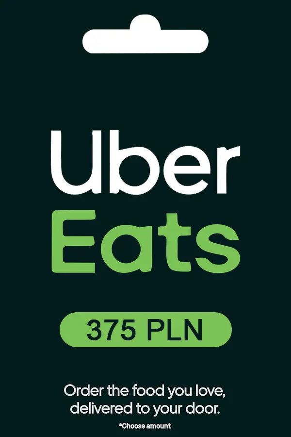 Uber Eats Gift Card 375 PLN Uber Key POLAND