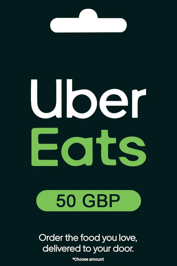 Uber Eats Gift Card 50 GBP Uber Key UNITED KINGDOM