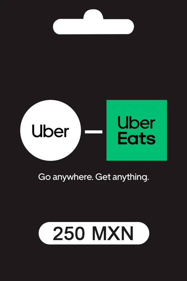 Uber Rides & Eats Voucher 250 MXN Uber Key GLOBAL