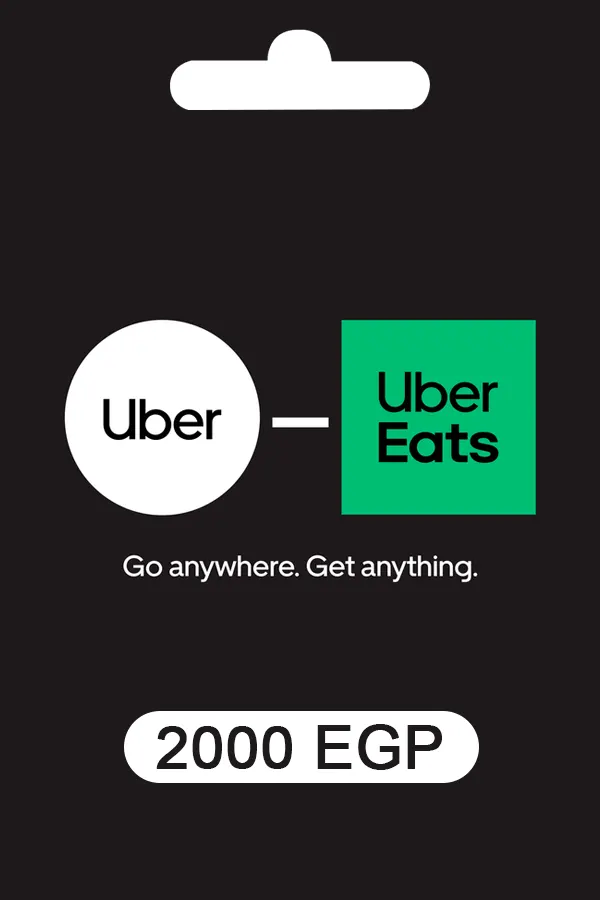 Uber Rides & Eats Voucher 2000 EGP Uber Rides & Eats Key EGYPT